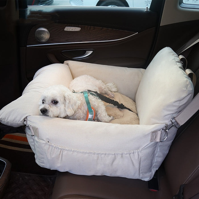 Linen Car Safety Seat Front Dog Bed Car Mats