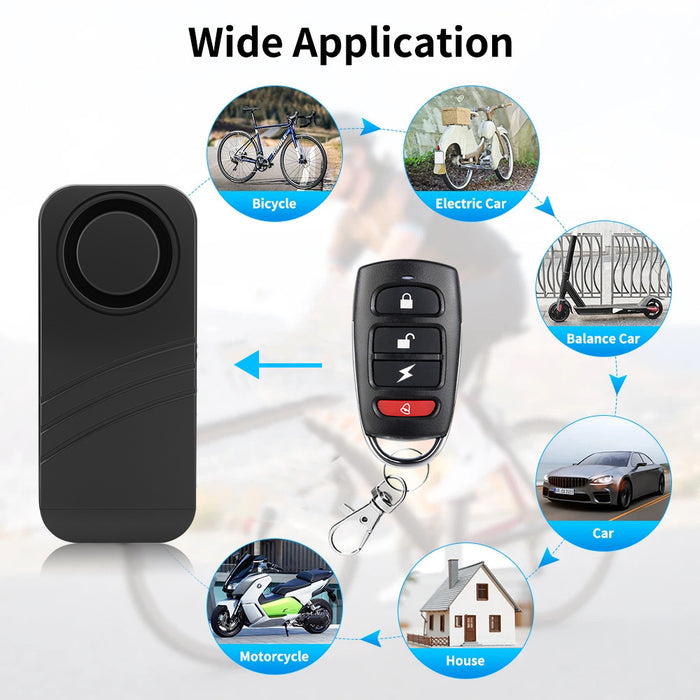 Electric Car Anti-theft Alarm Vibration Anti-theft Waterproof And Dustproof