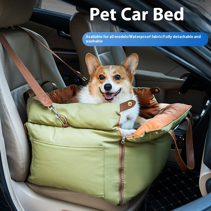 Portable Car Kennel Anti-dirty Removable And Washable Pet Safety Chair Car Mats