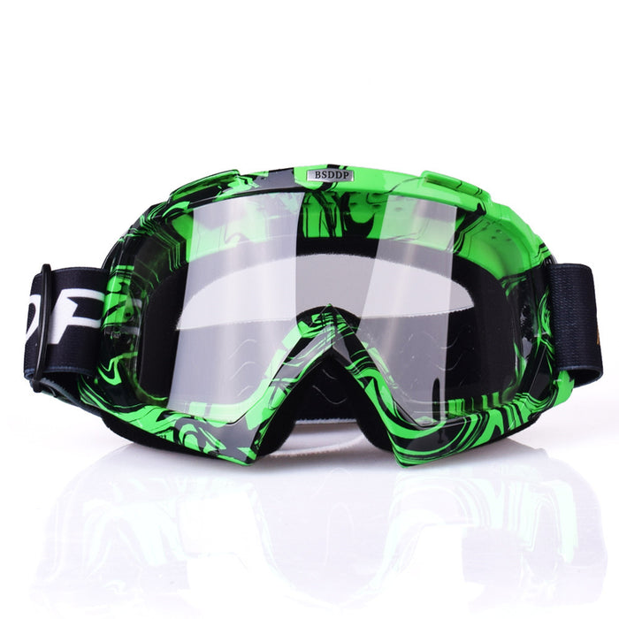 Motorcycle Riding Anti-fall Goggles Off-road Vehicle Racing Helmet Goggles Wind And Sand Ski Glasses