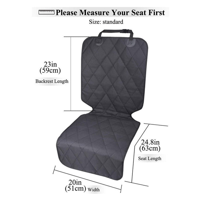 Waterproof Oxford Mat Front Rear Seat Cover Protector Cotton Inside Mat Anti Scratch For Cat Dog Pet Carrier Pet Supplies Car Mats