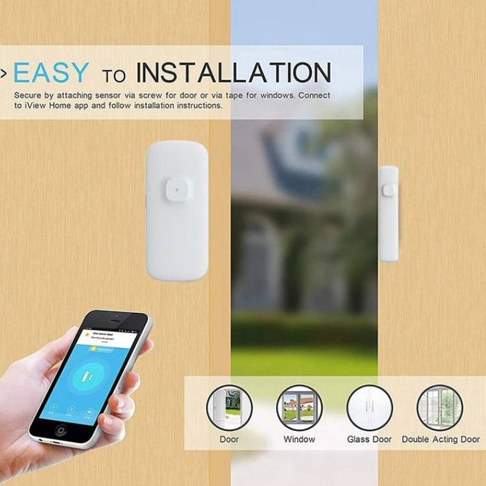 Tuya Smart Wireless Door Magnetic WiFi Anti-theft Alarm