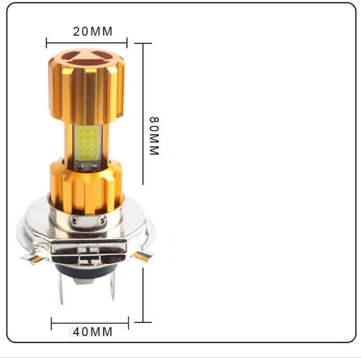 Motorcycle LED In-line Universal Headlights