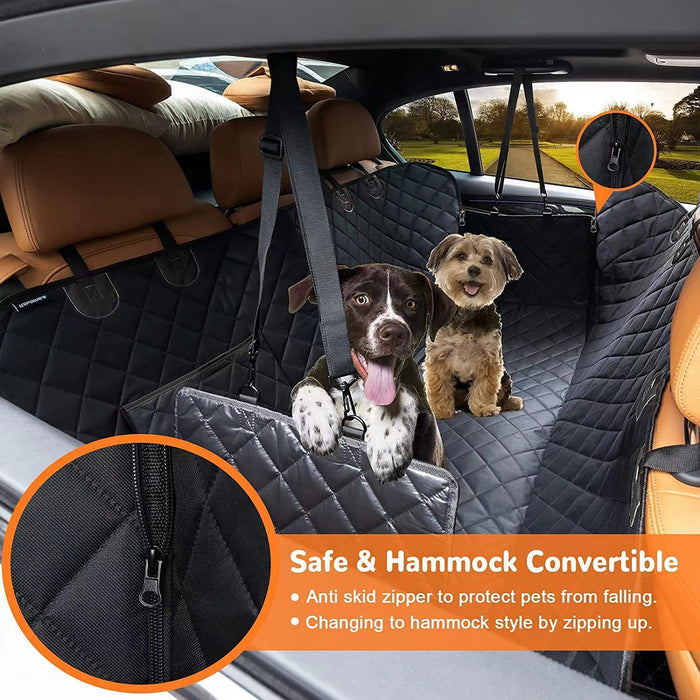 Pet Mat Car Rear Seat Cushion Water And Dirt Resistant Anti-bite  Car Mats