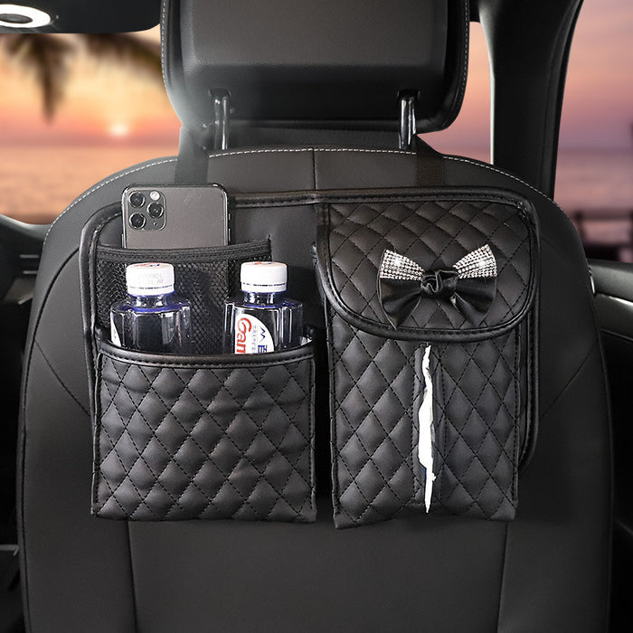 Car Storage Paper Towel Chair Back Storage Bag