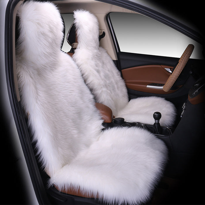 All-inclusive Car Seat Cover Plush Cushion Three-piece Cushion Universal Cushion Winter