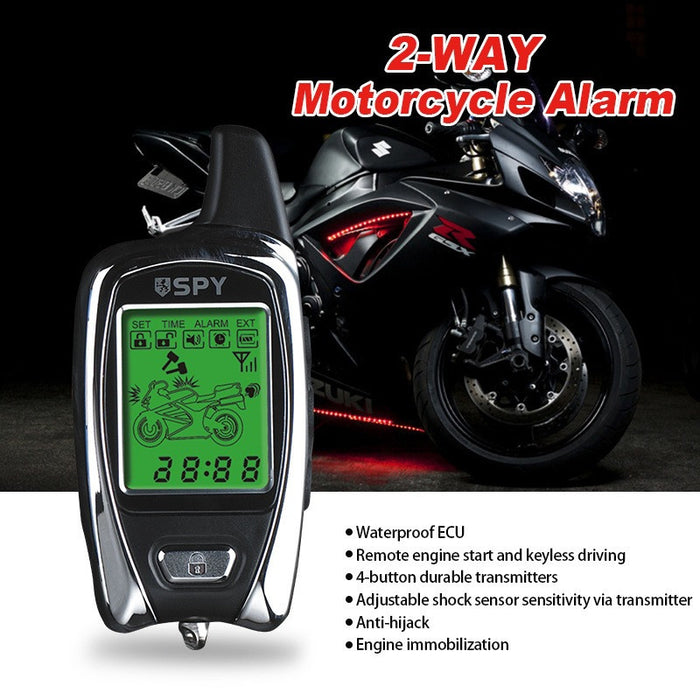 Bidirectional Motorcycle Burglar Alarm