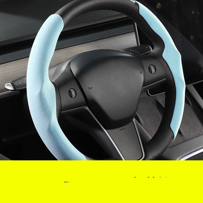 Fur Anti-skid Steering Wheel Handle Cover