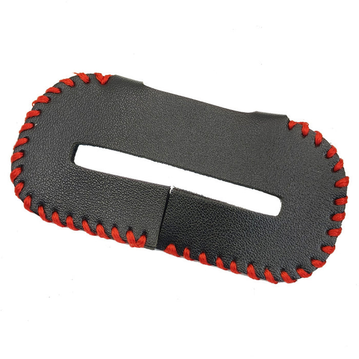 Car Safety Belt Bayonet Latch Protective Cover Seat Safety Belt Bump Proof Protective Leather Cover Interior Decoration