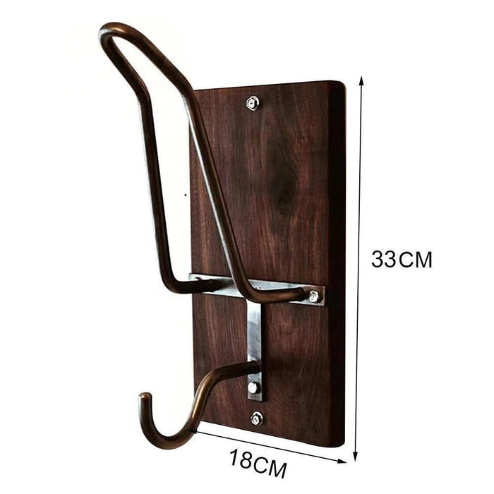 Motorcycle Helmet Bracket Wooden Helmet Hook Motorcycle Helmet Storage Rack Coat Hook