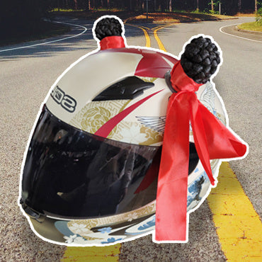 Motorcycle Helmet Decorative Ball Dirty Braid Ski Helmet Accessories