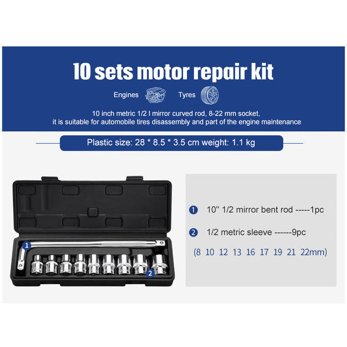 Socket Ratchet Wrench Set Repair Tools Diagnostic Tools