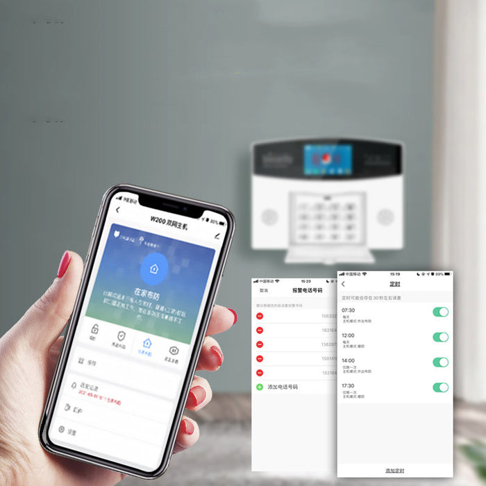 Dual-network Anti-theft Alarm Package Built In Eight Languages