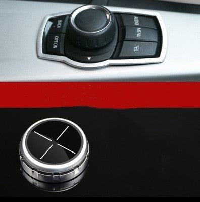 Multimedia Button Sticker For Car Large Knob Cover