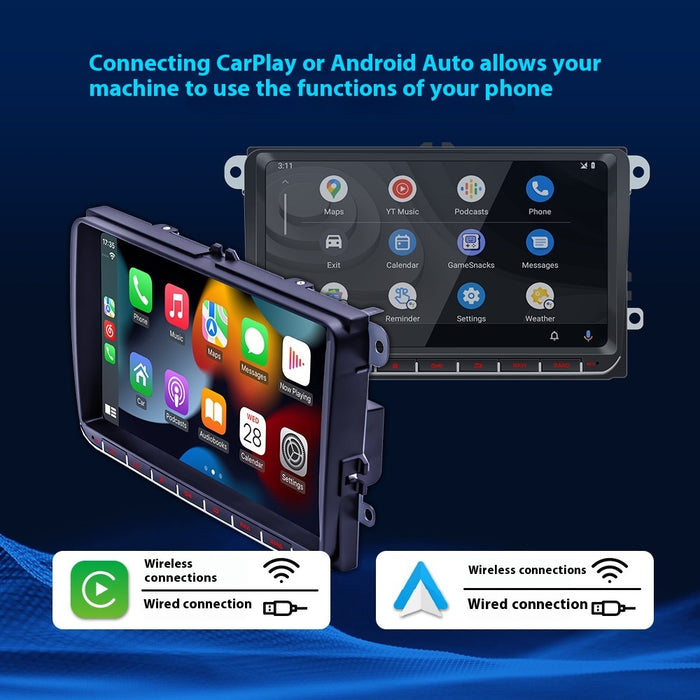 New Android 9-inch Car Bluetooth GPS Navigation Integrated Host