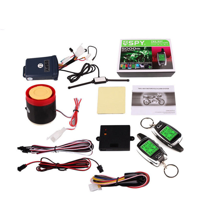 Bidirectional Motorcycle Burglar Alarm