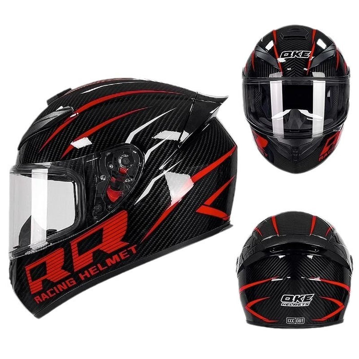 Motorcycle Helmet Men's Bluetooth Warm Full Face Four Seasons