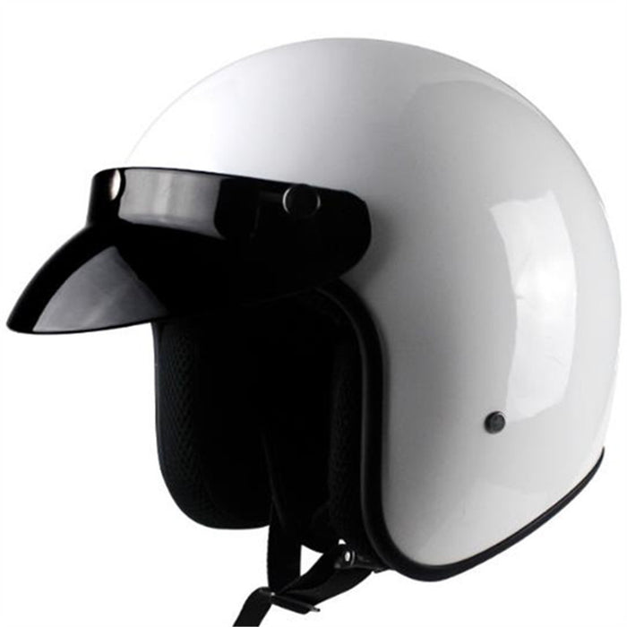 Men And Women Motorcycle Retro Hard Hat Helmet