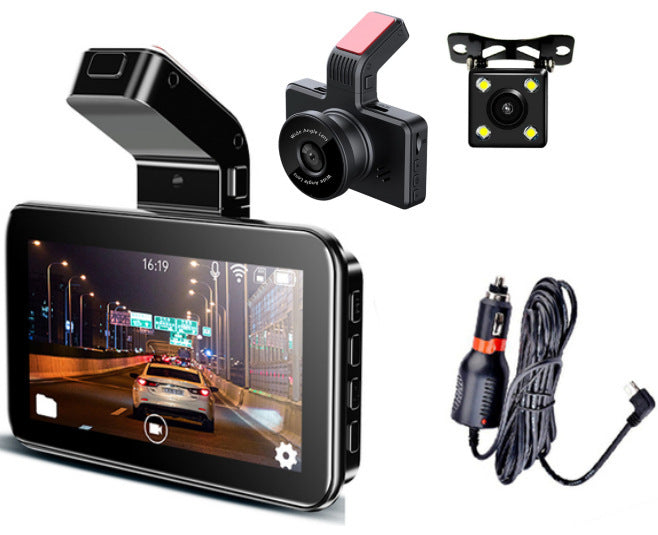 3-inch HD Car DVR Double Lens