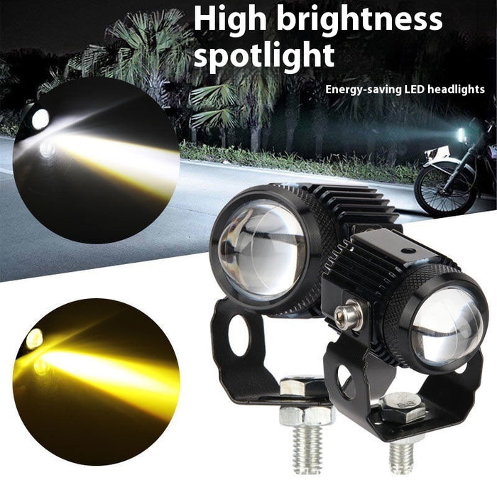 External Fisheye Lock And Load Spray Motorcycle Spotlight